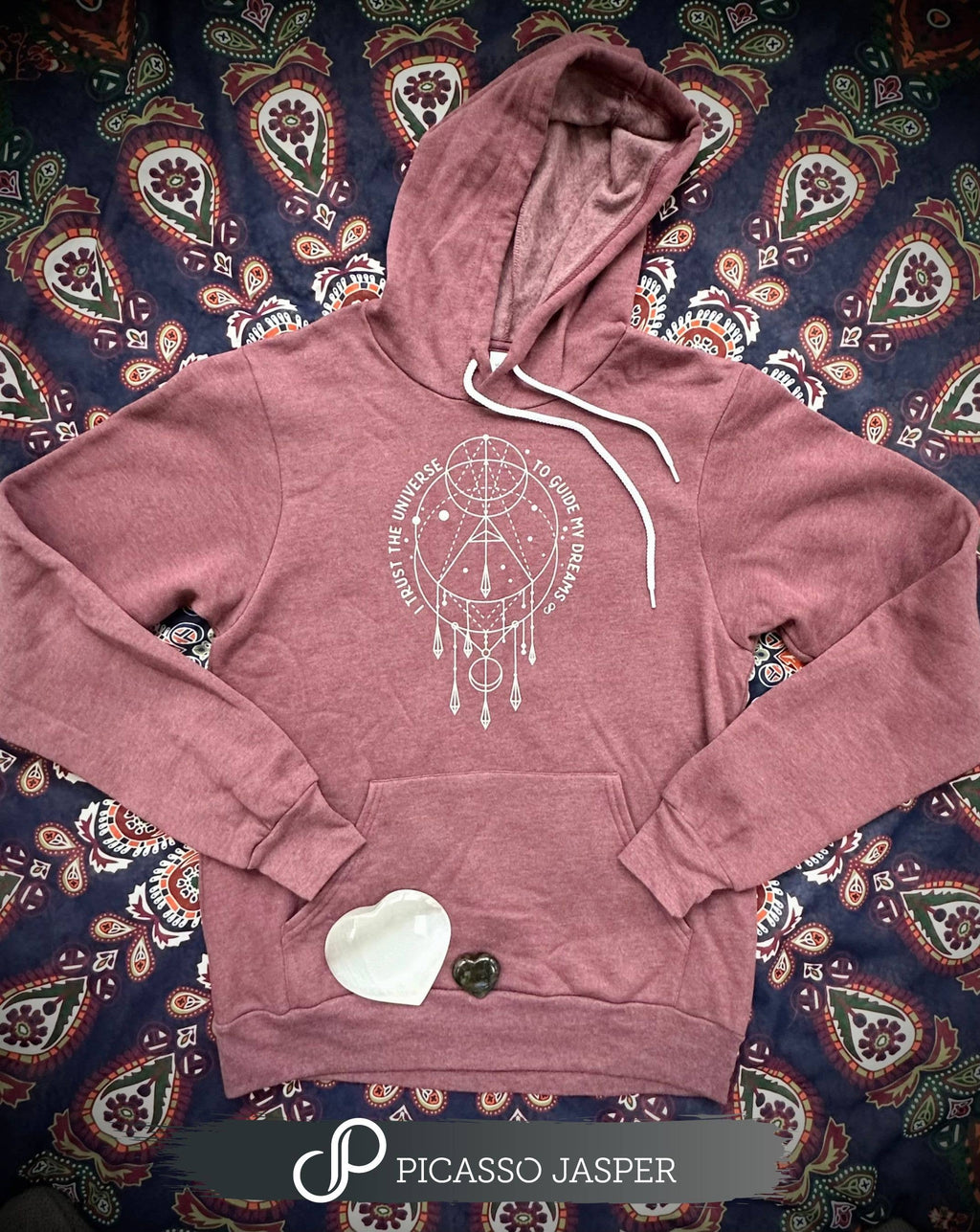 Rose Pink Hoodie: I Trust the Universe to Guide My Dreams