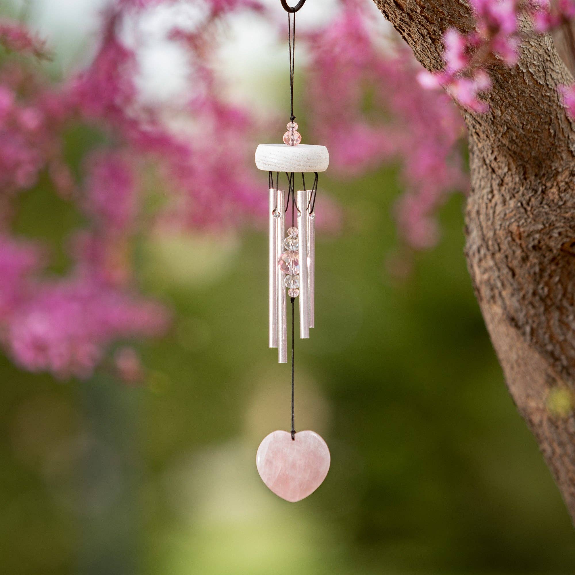 Windchimes: Rose Quartz Heart Chime™