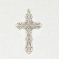 LOGOS- Ancient Cross Pewter Pendant Necklace - The Ornate Cross
