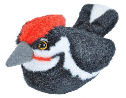 Stuffed Animal Pileated Woodpecker with Sound 5.5"