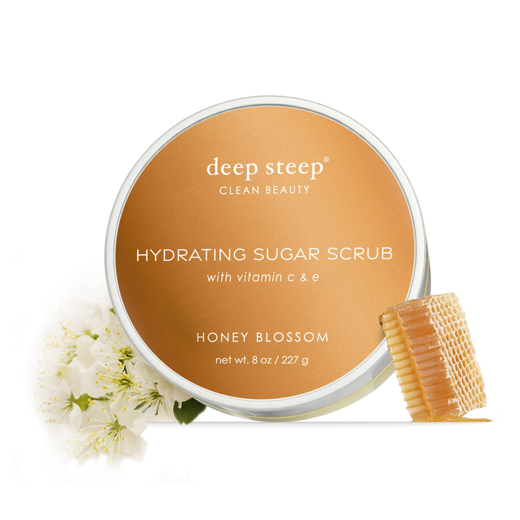 Honey Blossom Exfoliating and Smoothing Sugar Scrub 8oz