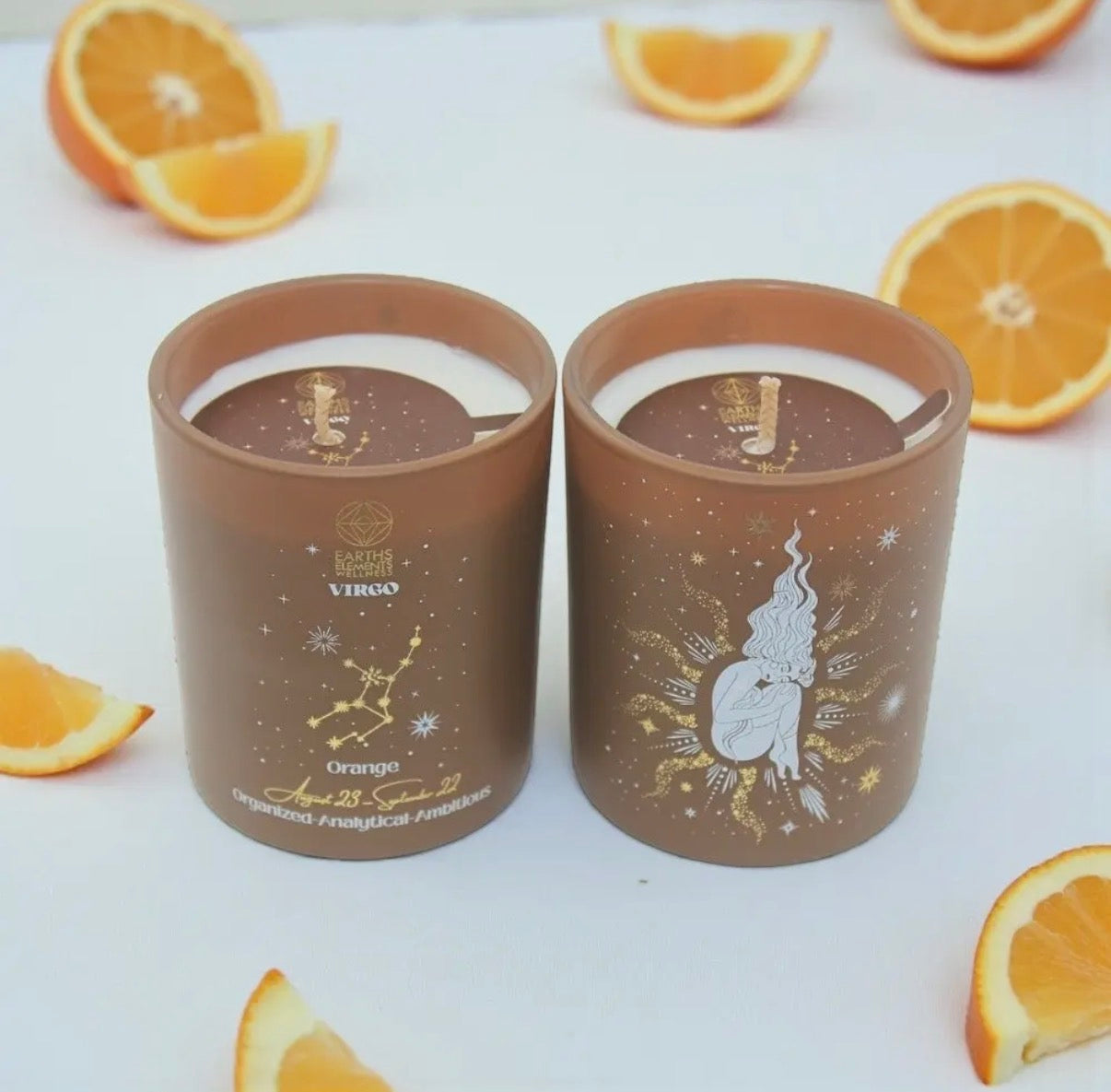 Zodiac Candle: Capricorn Aquarius Pisces Taurus Aries Gemini Cancer Leo Scorpio Virgo Libra Sagittarius