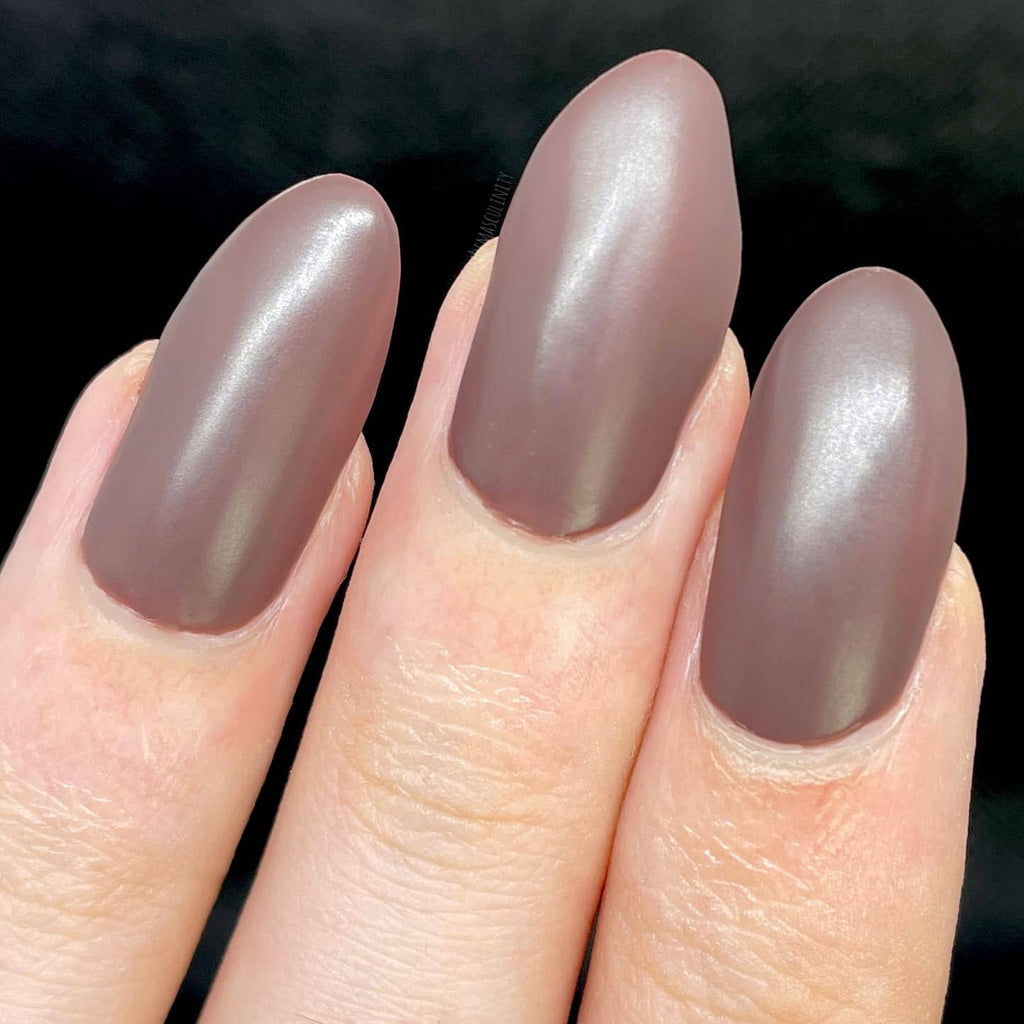 Astatine (At) Matte Brown Nail Polish