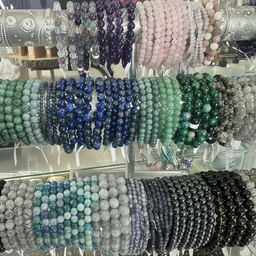 Crystal Bead Stretch Bracelets