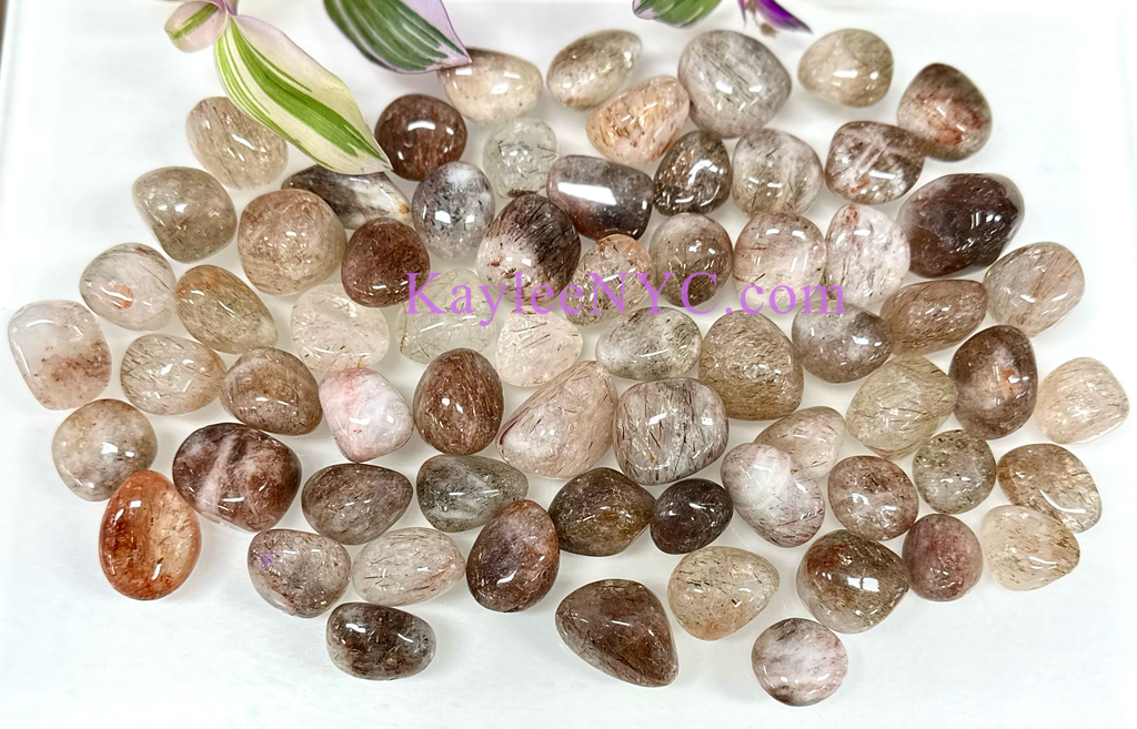 Rutilated Quartz Tumble Healing Energy