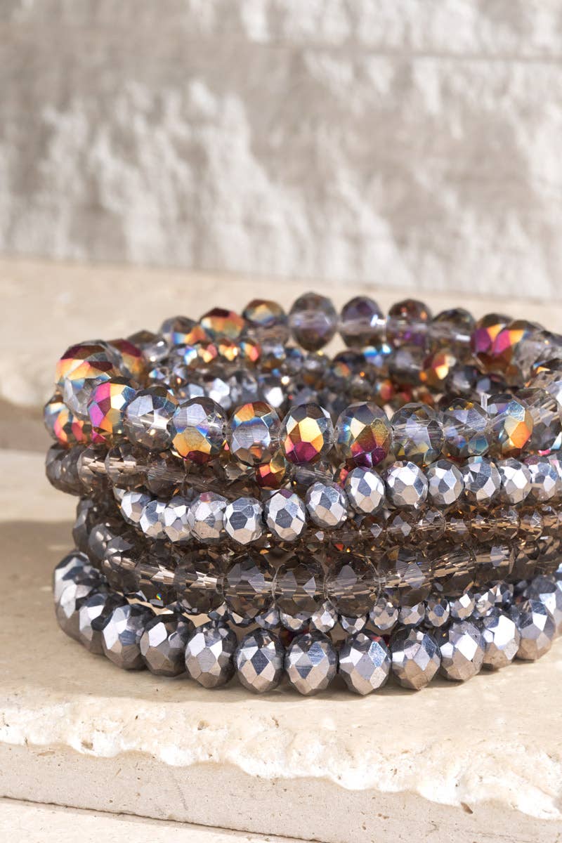 Mix N Match: Single Glass Bead Bracelet