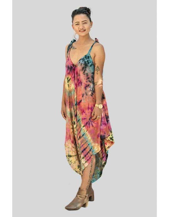 Tie-Dye Harem One Piece Jumpsuit (KT-1276)