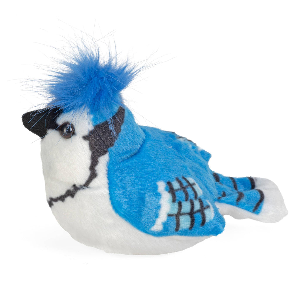 Audubon II Blue Jay Stuffed Animal W Sound 5.5"