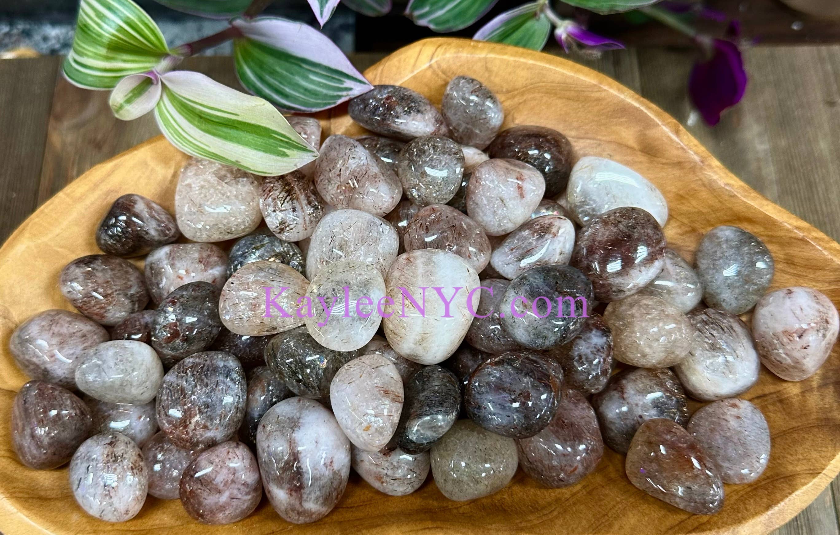 Rutilated Quartz Tumble Healing Energy