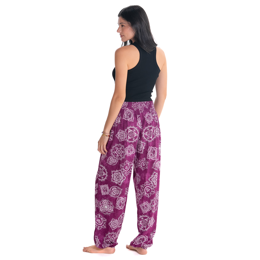 Magenta Chakra Harem Pants