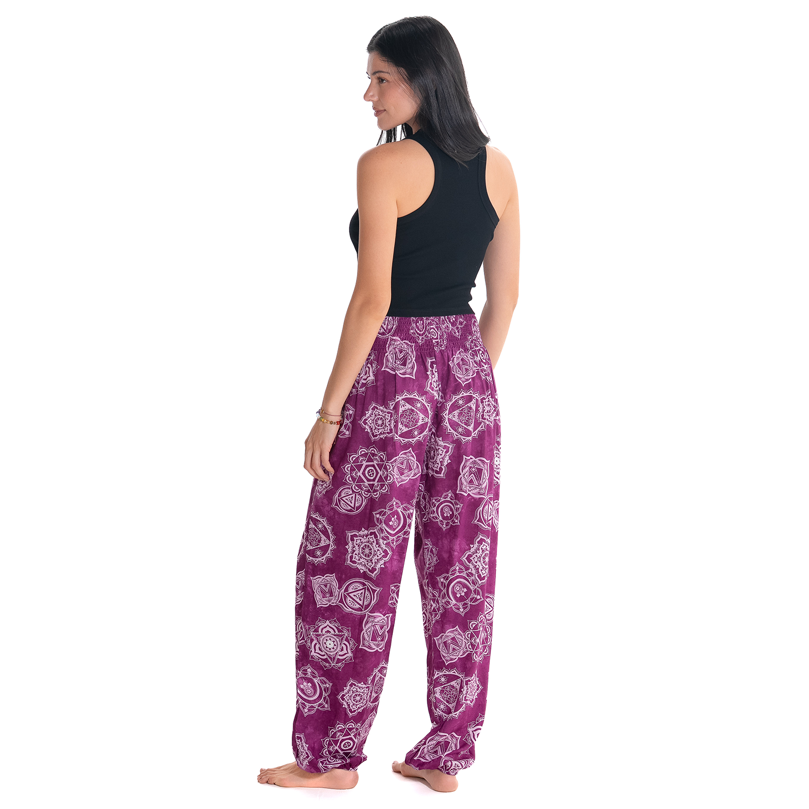 Magenta Chakra Harem Pants