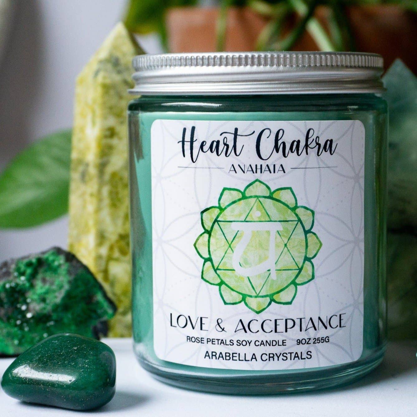 Heart Chakra Candle- Love & Acceptance