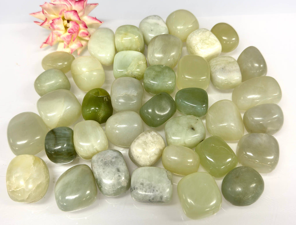 Green Jade Tumbled Crystals