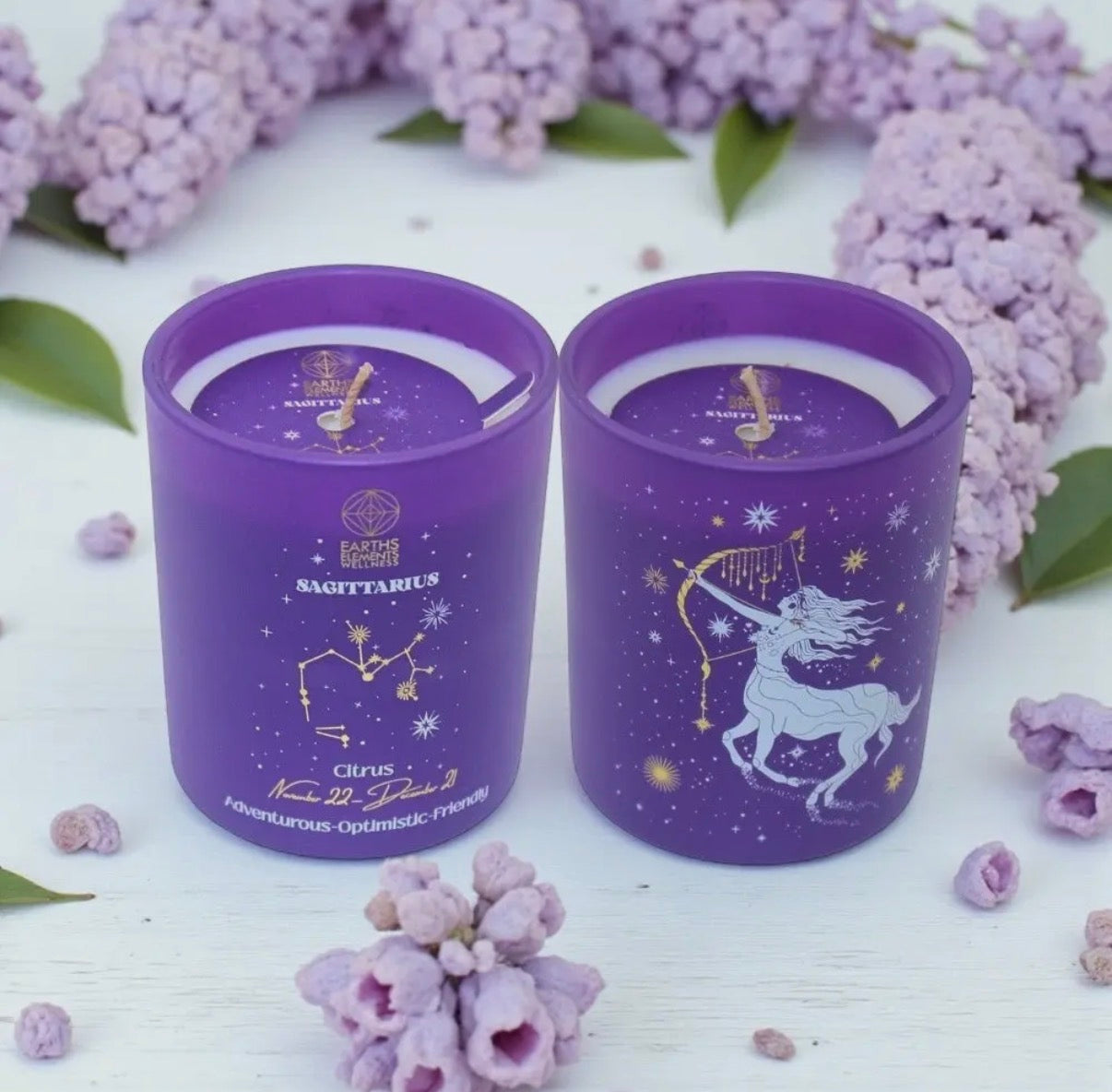 Zodiac Candle: Capricorn Aquarius Pisces Taurus Aries Gemini Cancer Leo Scorpio Virgo Libra Sagittarius