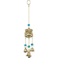 Brass Bell Chime- Ganesh With Blue Beads