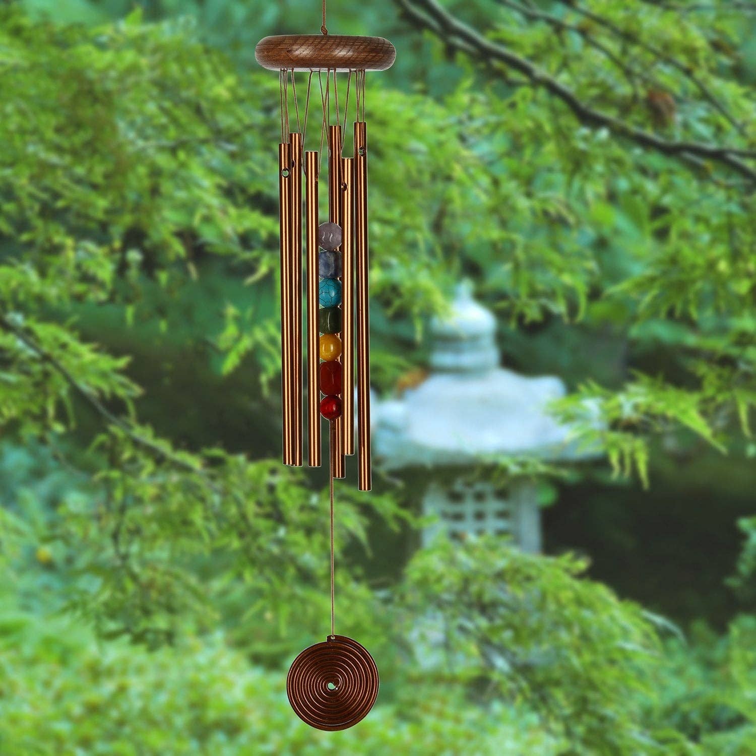 Windchimes: Chakra Chime™ - Seven Stones, Bronze