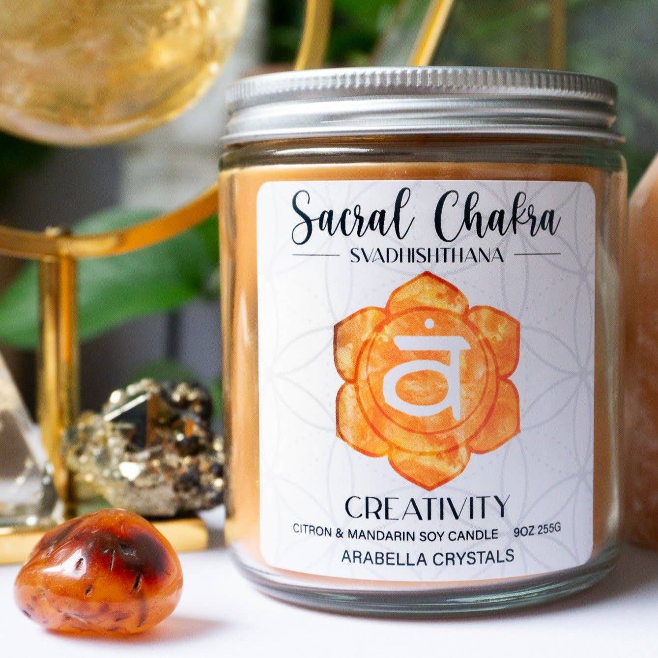 Sacral Chakra Candle Orange Creativity
