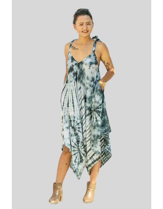 Tie-Dye Harem One Piece Jumpsuit (KT-1276)