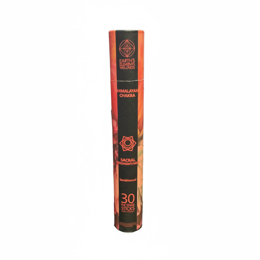 Set of 28 EE Himalayan Chakra Incense Sticks with Wooden Display