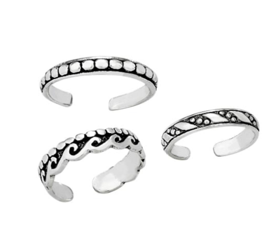 Sterling Silver Toe Ring (Single)