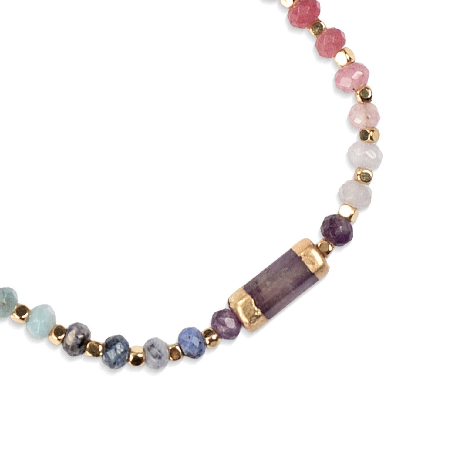 Chakra Glow Bracelet: Tranquility/Crown/Gold