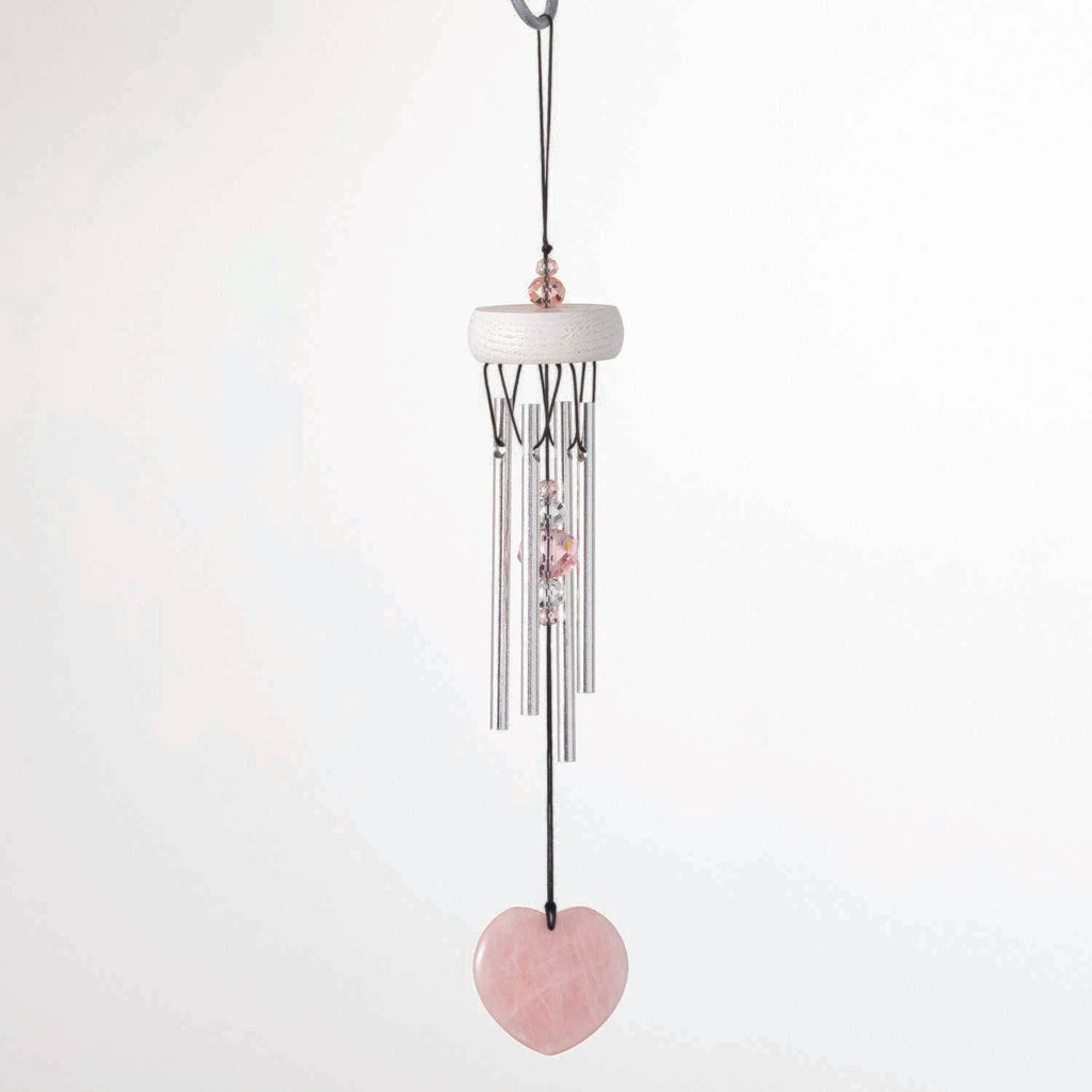 Windchimes: Rose Quartz Heart Chime™