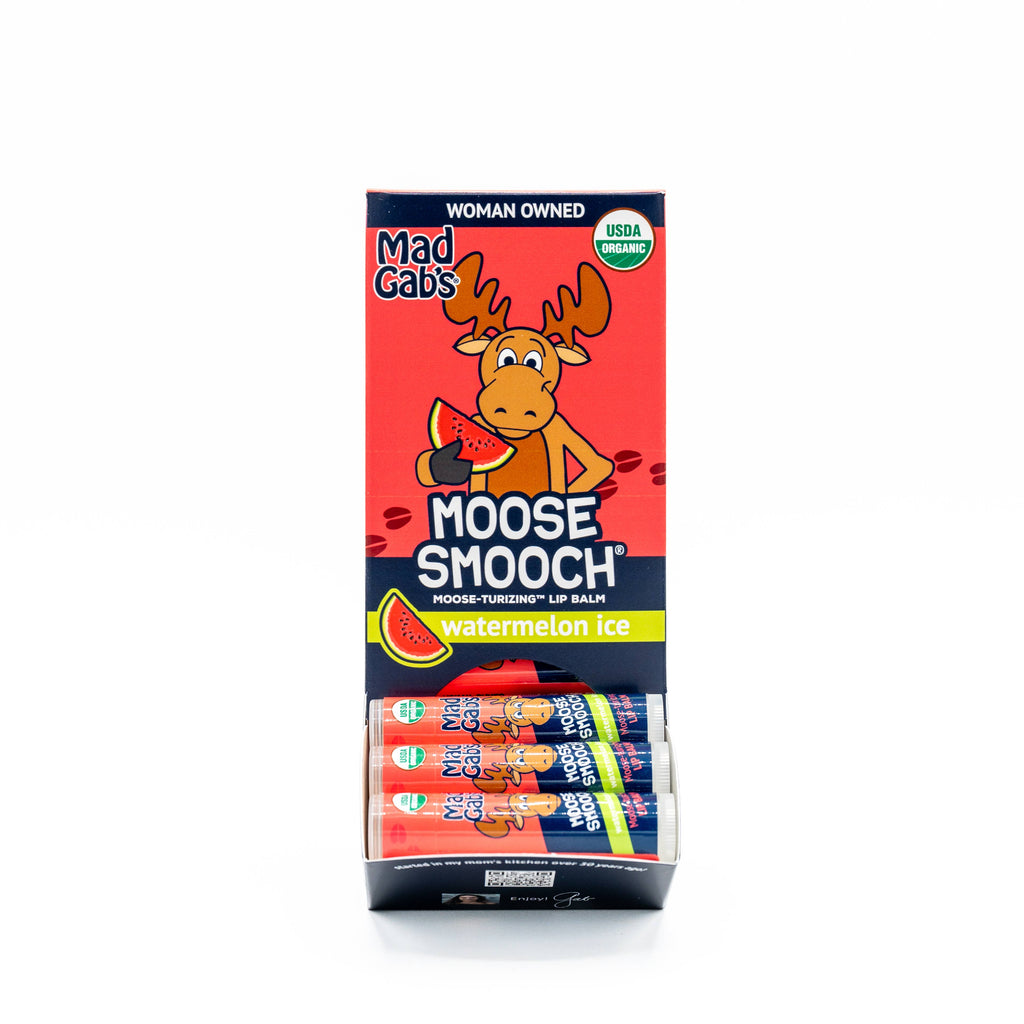 Organic Moose Smooch Watermelon Ice Lip Balm POP