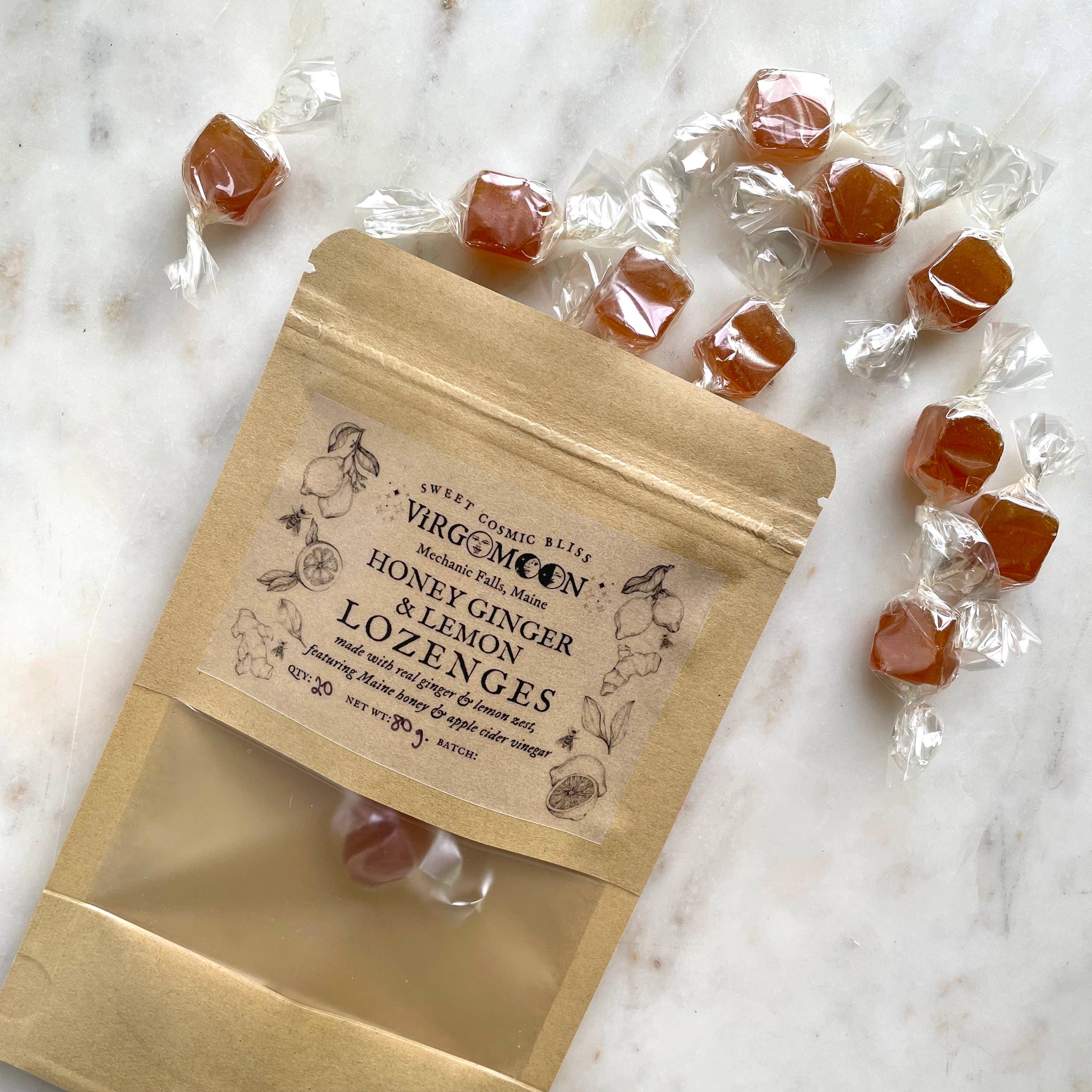 Honey Ginger & Lemon Lozenges - Bright & Soothing Warmth