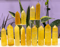 Yellow Fluorite Obelisk Tower Point Crystal