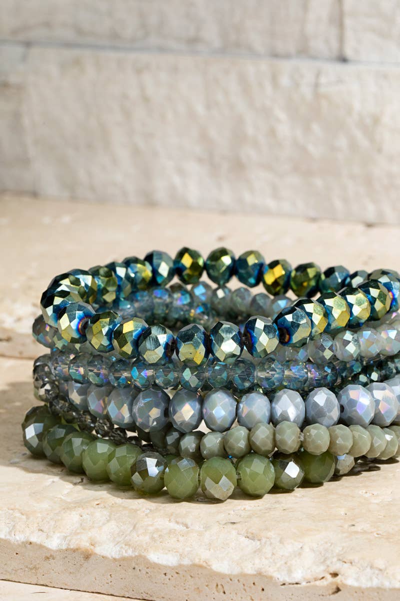 Mix N Match: Single Glass Bead Bracelet