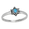“Star Bright” Sterling Silver Moonstone Ring