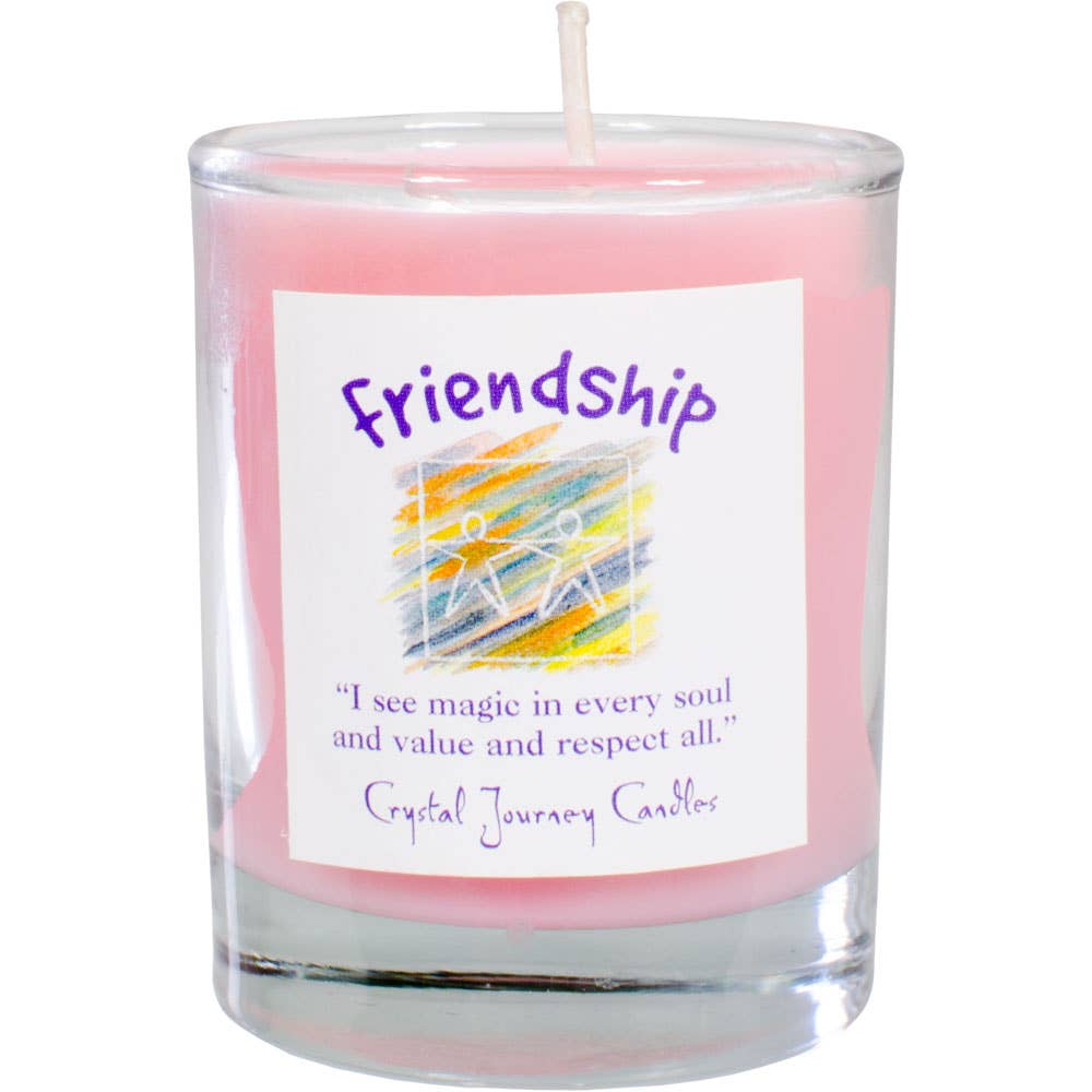 Soy Herbal Filled Votive: Friendship