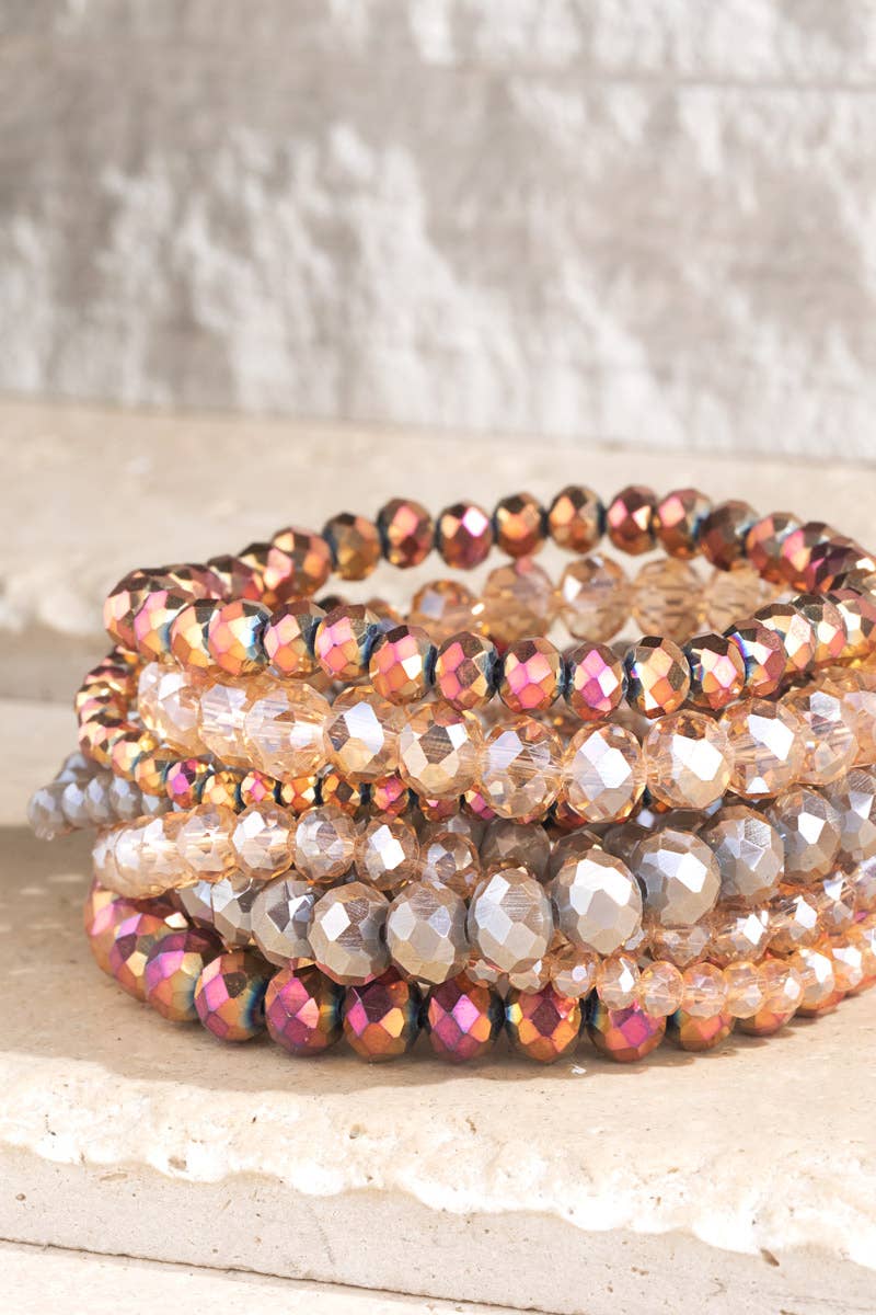 Mix N Match: Single Glass Bead Bracelet