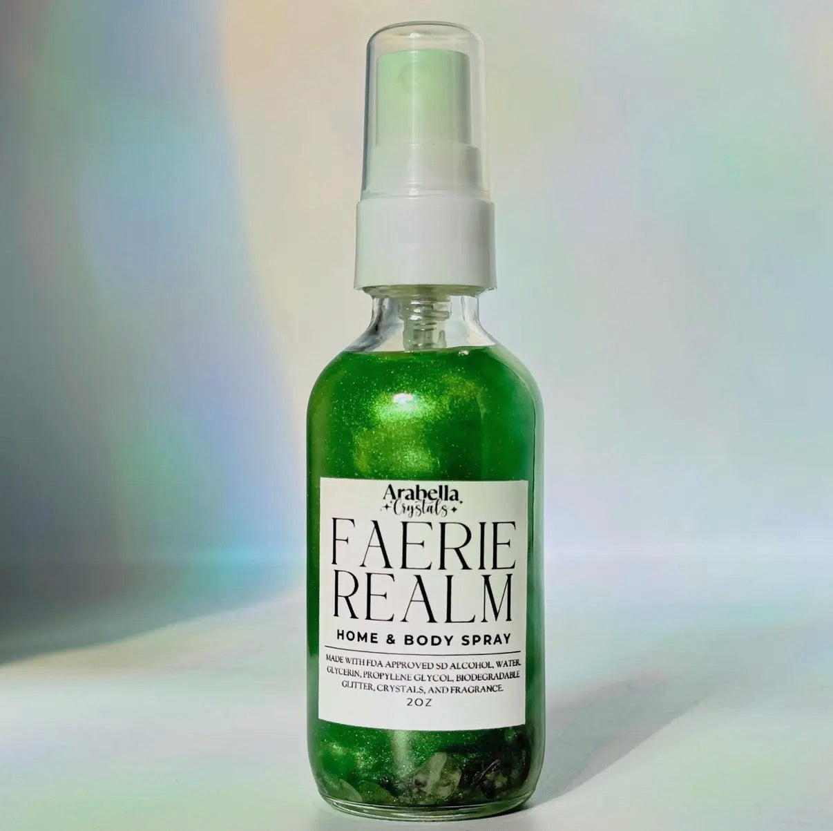 Faerie Realm: Green Scented Shimmer Body Mist