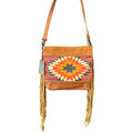 MyraBag Sedona Star Fringed Shoulder Bag