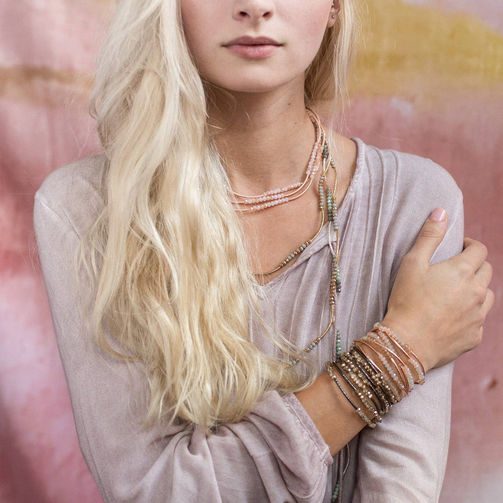 Scout Wrap: Silver Lining/Gold (Bracelet or Necklace)