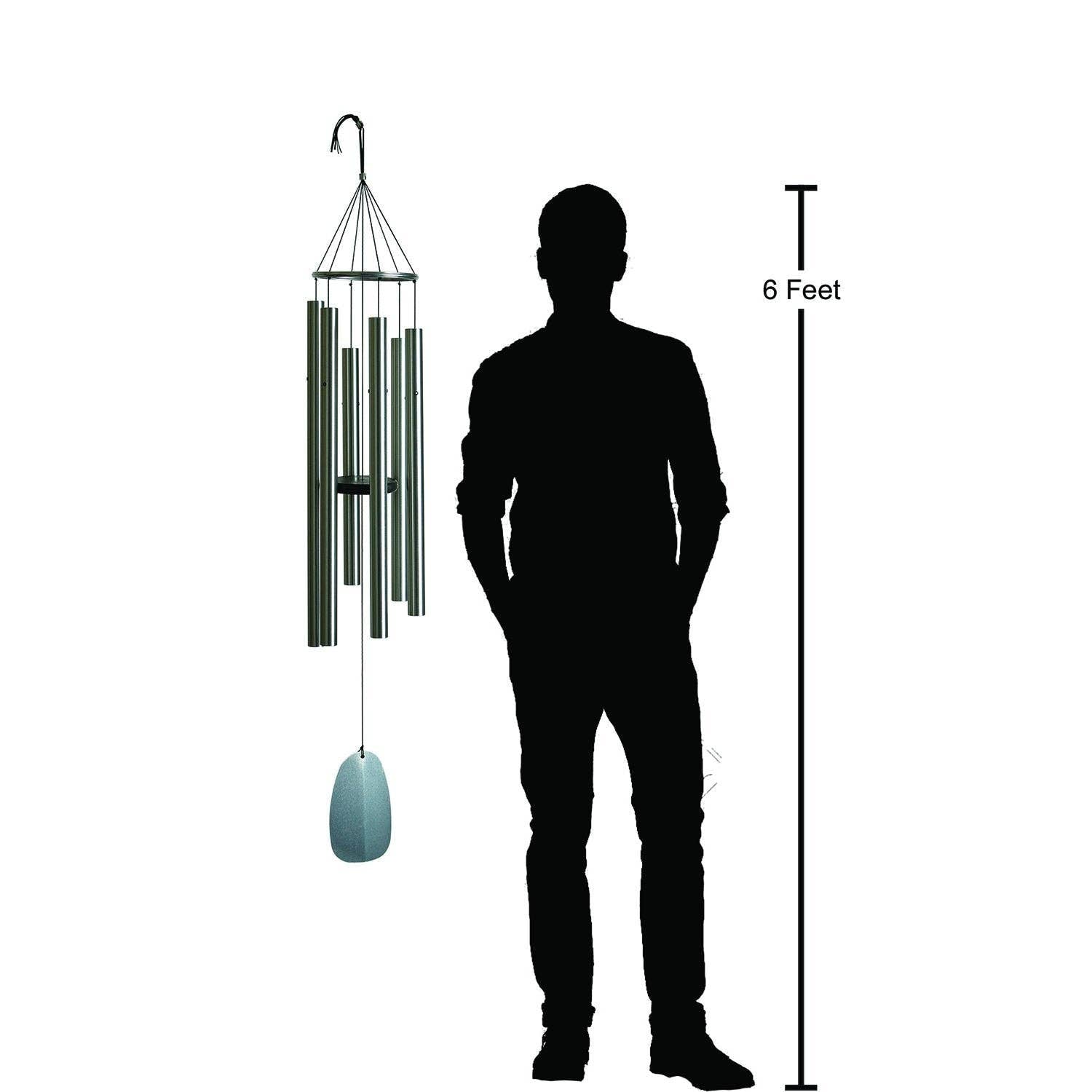 Windchimes: Bells of Paradise™ - Silver 54"