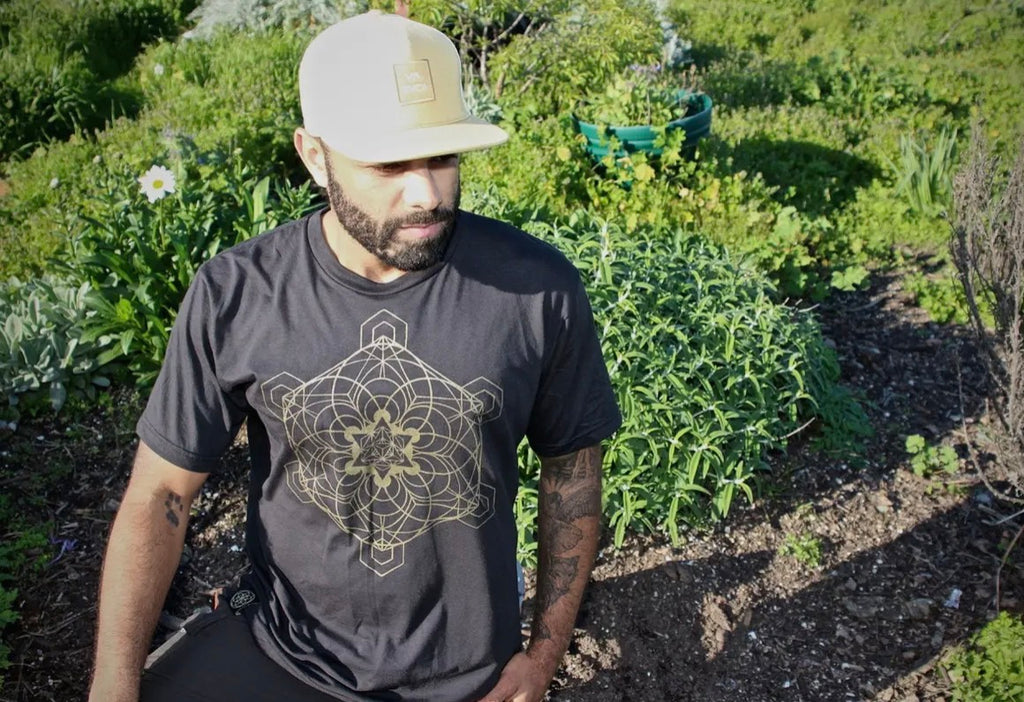 Organic Cotton Metatron Sacred Mandala Tee Shirt