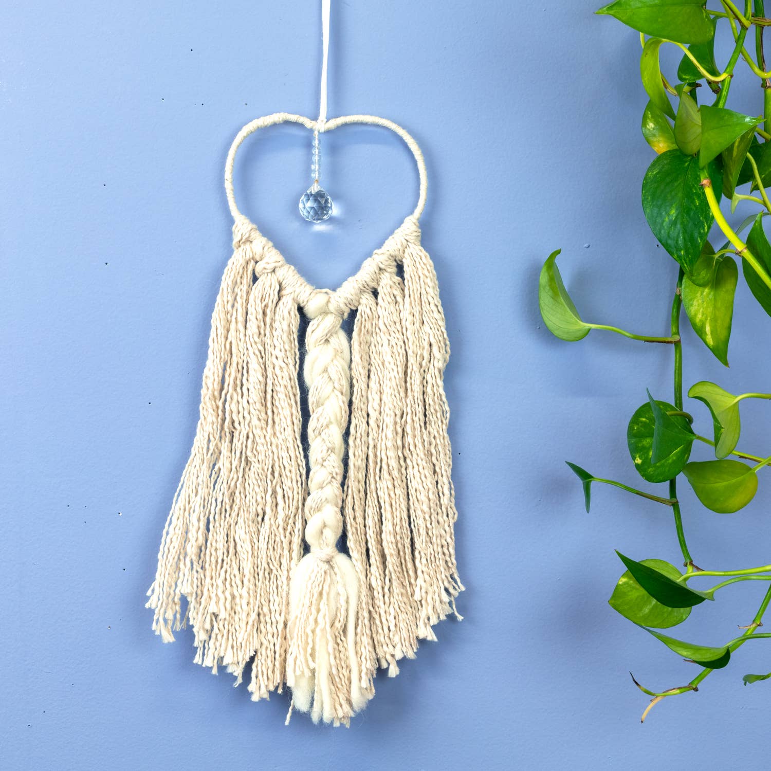 Mini Heart Handcrafted Wool Wall Hanging