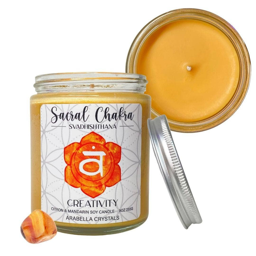 Sacral Chakra Candle Orange Creativity