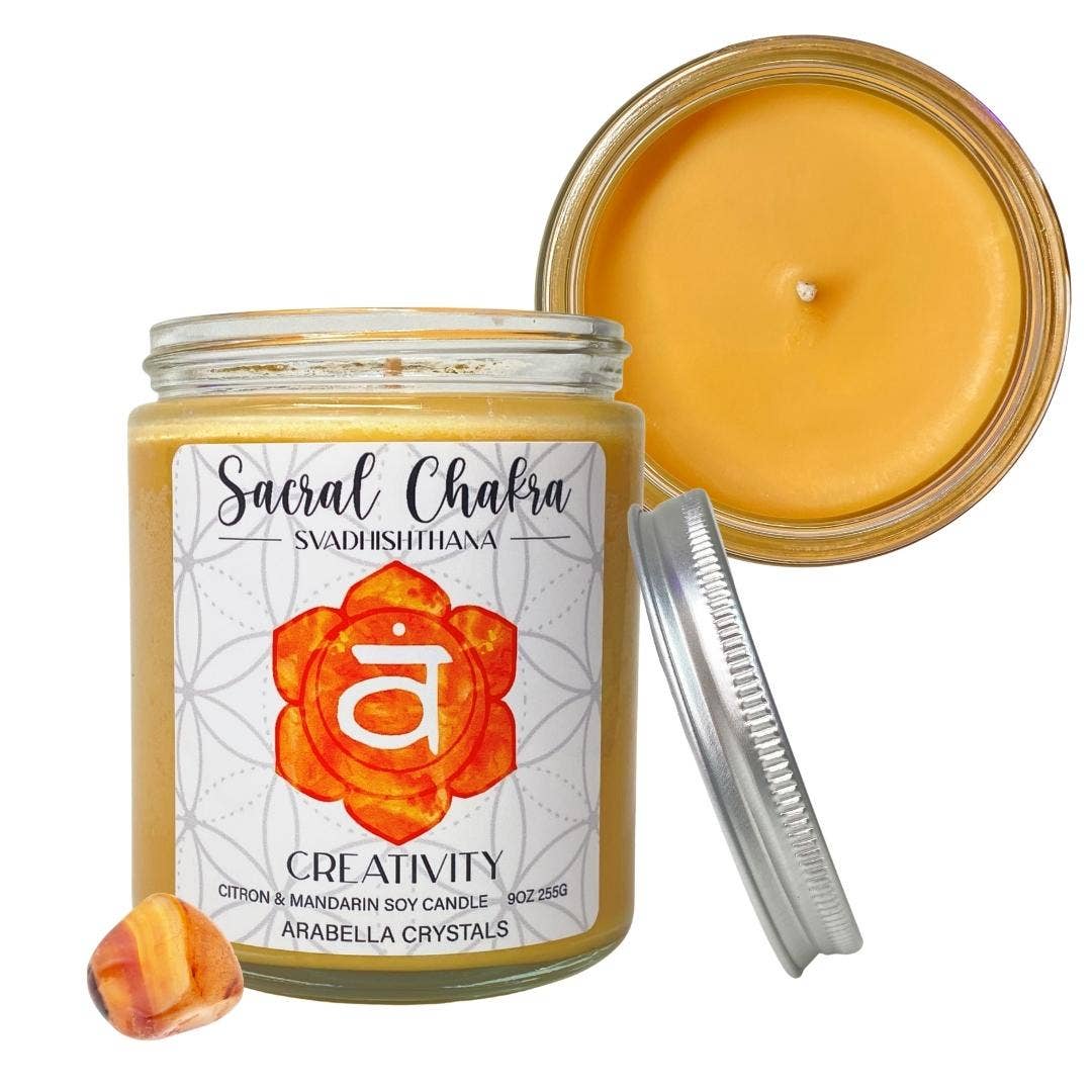Sacral Chakra Candle Orange Creativity