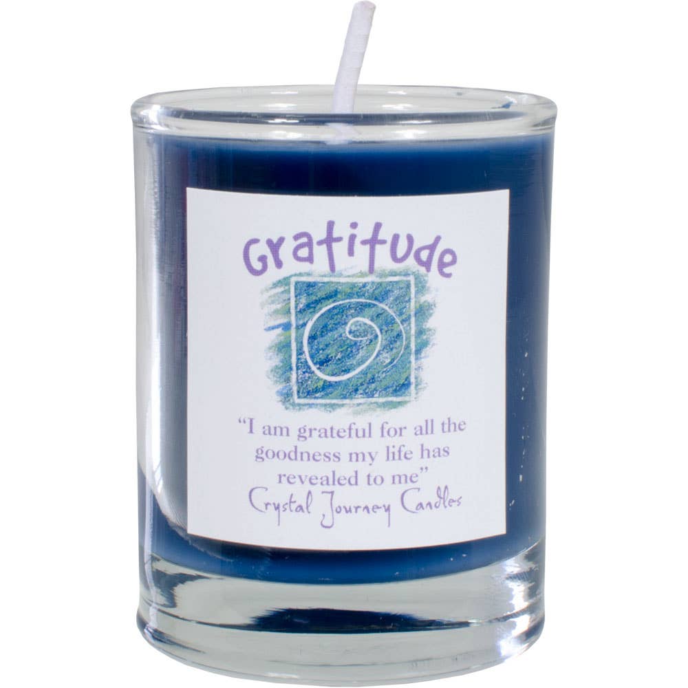 Soy Herbal Filled Votive- Gratitude