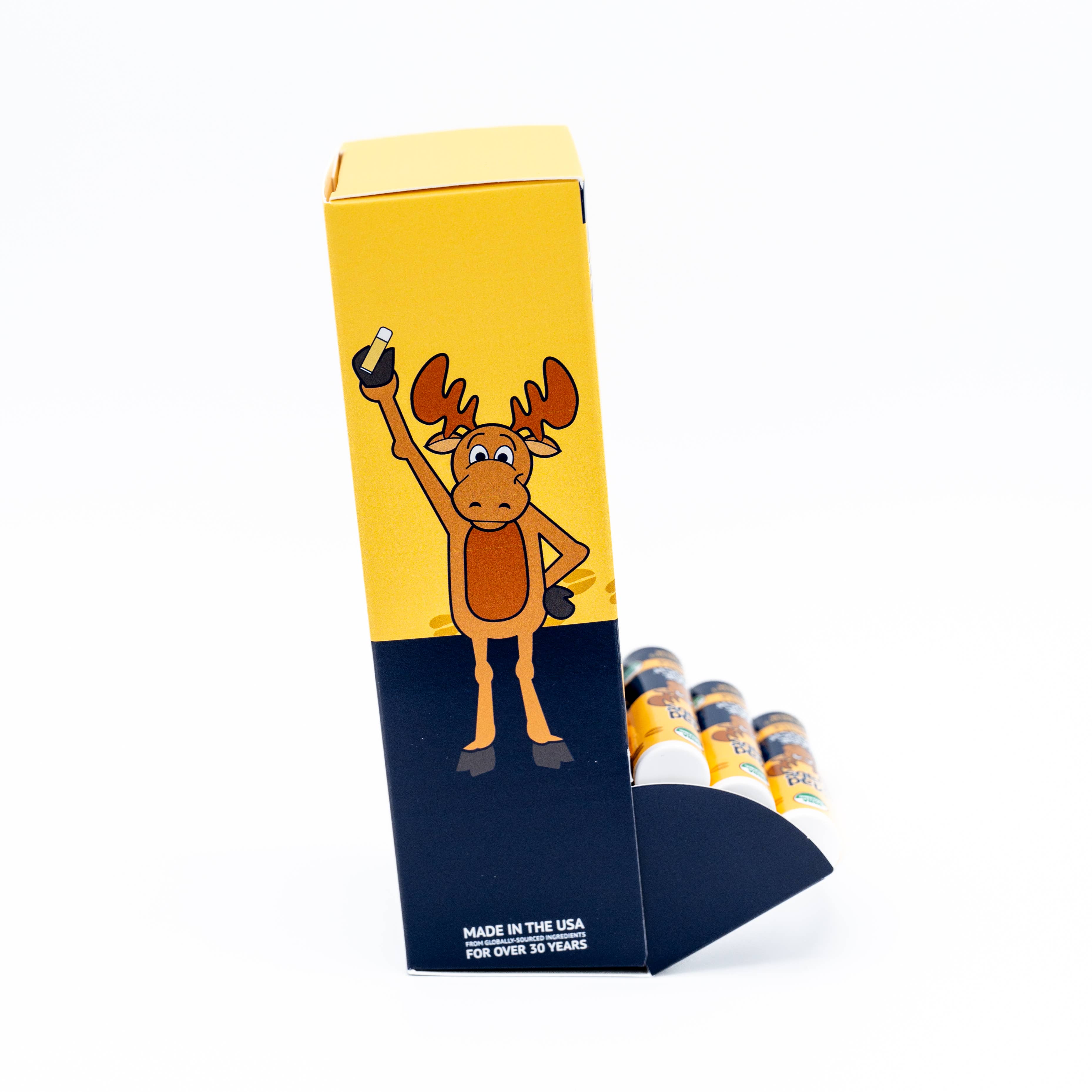 Organic Moose Smooch Vanilla Lip Balm POP