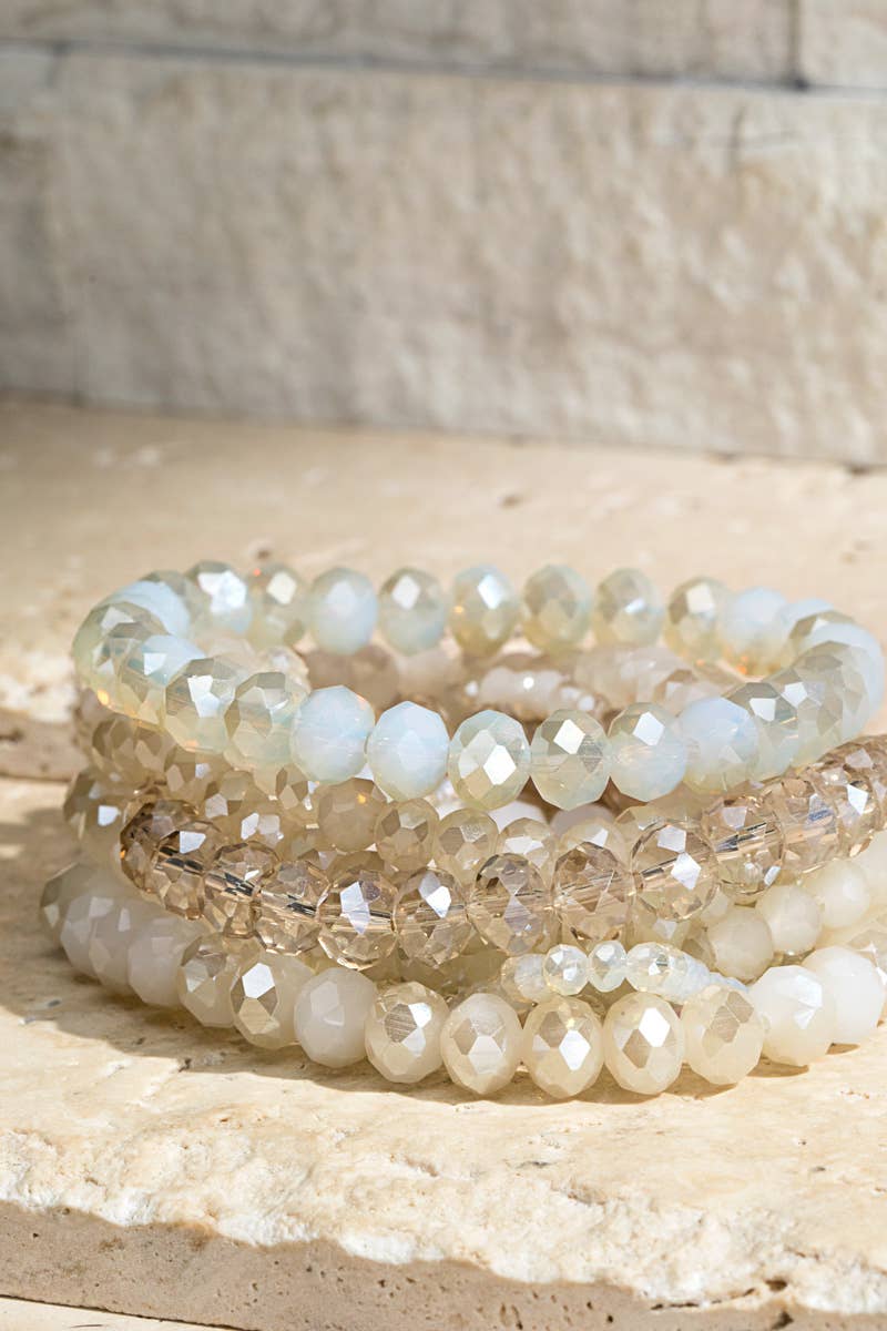 Mix N Match: Single Glass Bead Bracelet