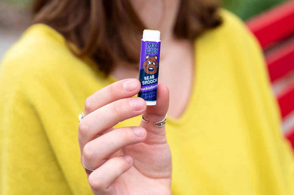 Organic Bear Smooch Huckleberry Lip Balm POP