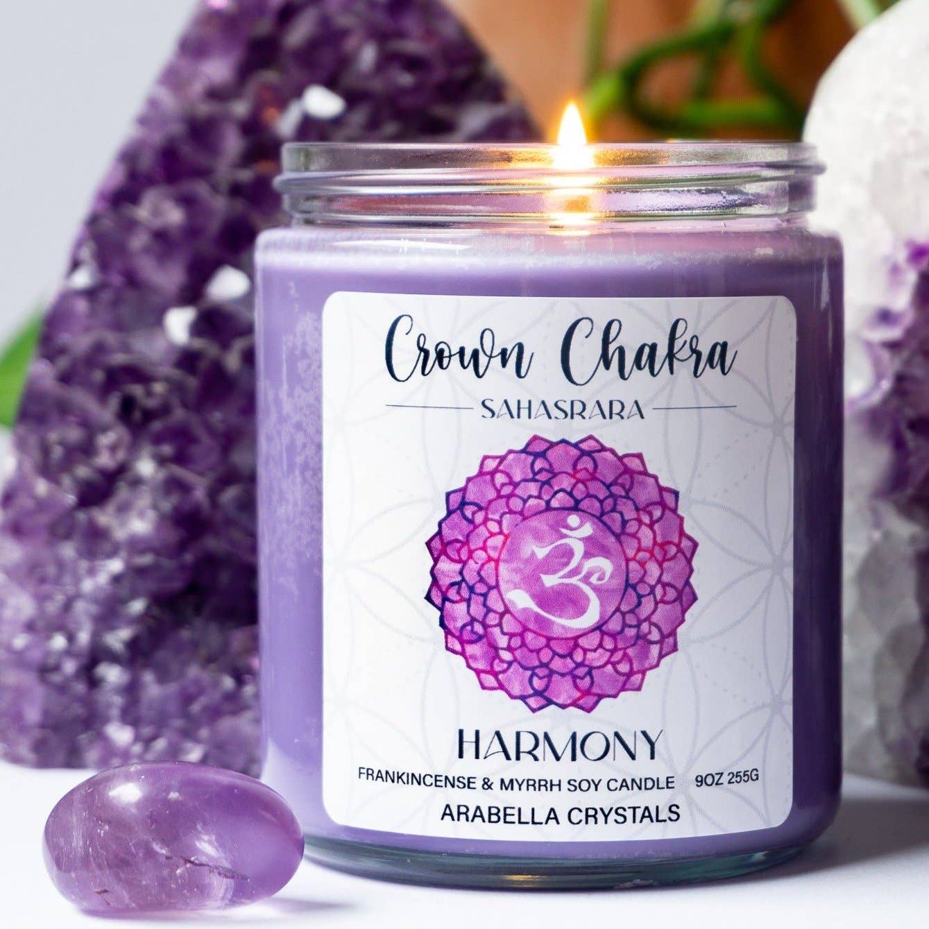 Crown Chakra Candle Purple Harmony