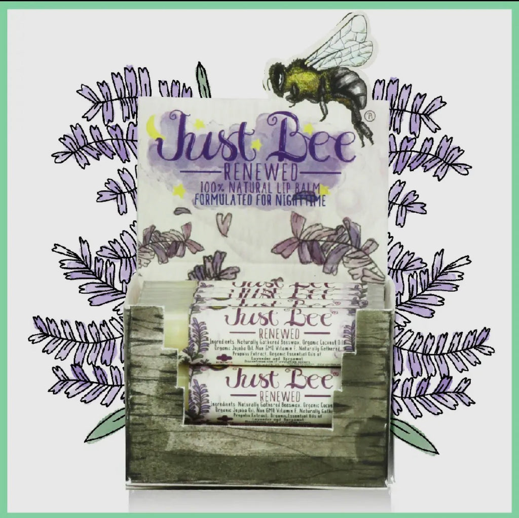 Just Bee Lip Balm- Renewed Lavendar