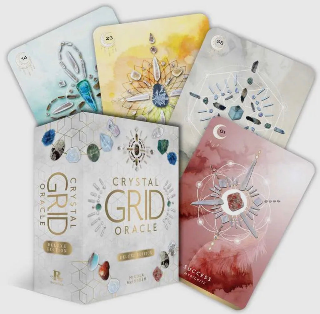 Crystal Grid Oracle Cards Deck- Deluxe by Nicola McIntosh