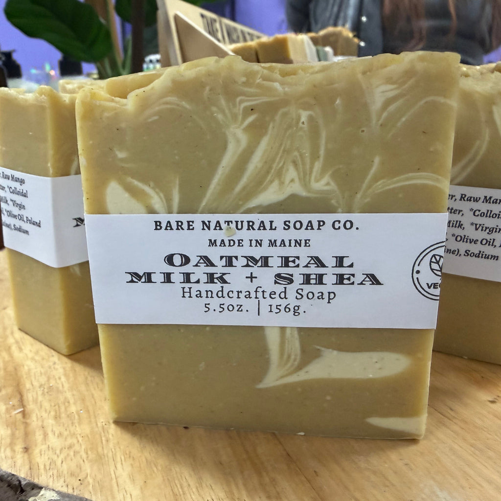 Oatmeal Milk + Shea Bar Soap: Bare Naturals
