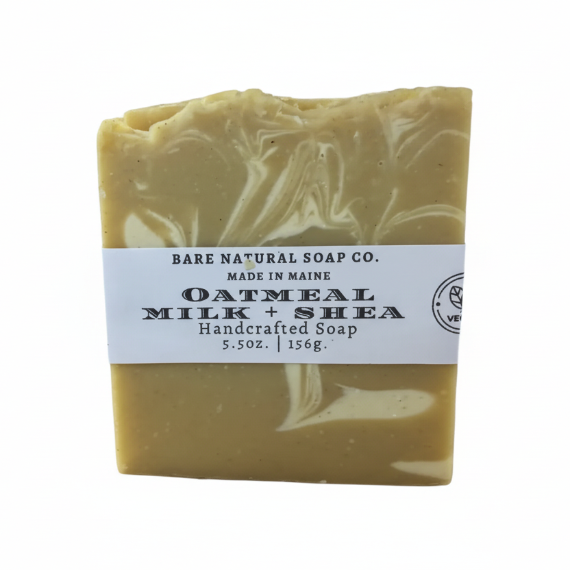 Oatmeal Milk + Shea Bar Soap: Bare Naturals